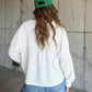 Love Cozy Stuff Ribbed Collared Neck Button Up Jacket