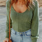 Scoop Neck Long Sleeve Top