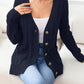 SavannahTree Button Down Cable-Knit Cardigan