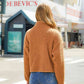 Full Size Zip-Up Raglan Sleeve Jacket