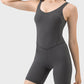 Wide Strap Active Romper