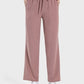 Drawstring Pocketed Active Pants