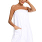 Full Size Strapless Robe with pocket