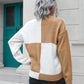Contrast Drop Shoulder Sweater