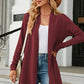 Open Front Long Sleeve Cardigan