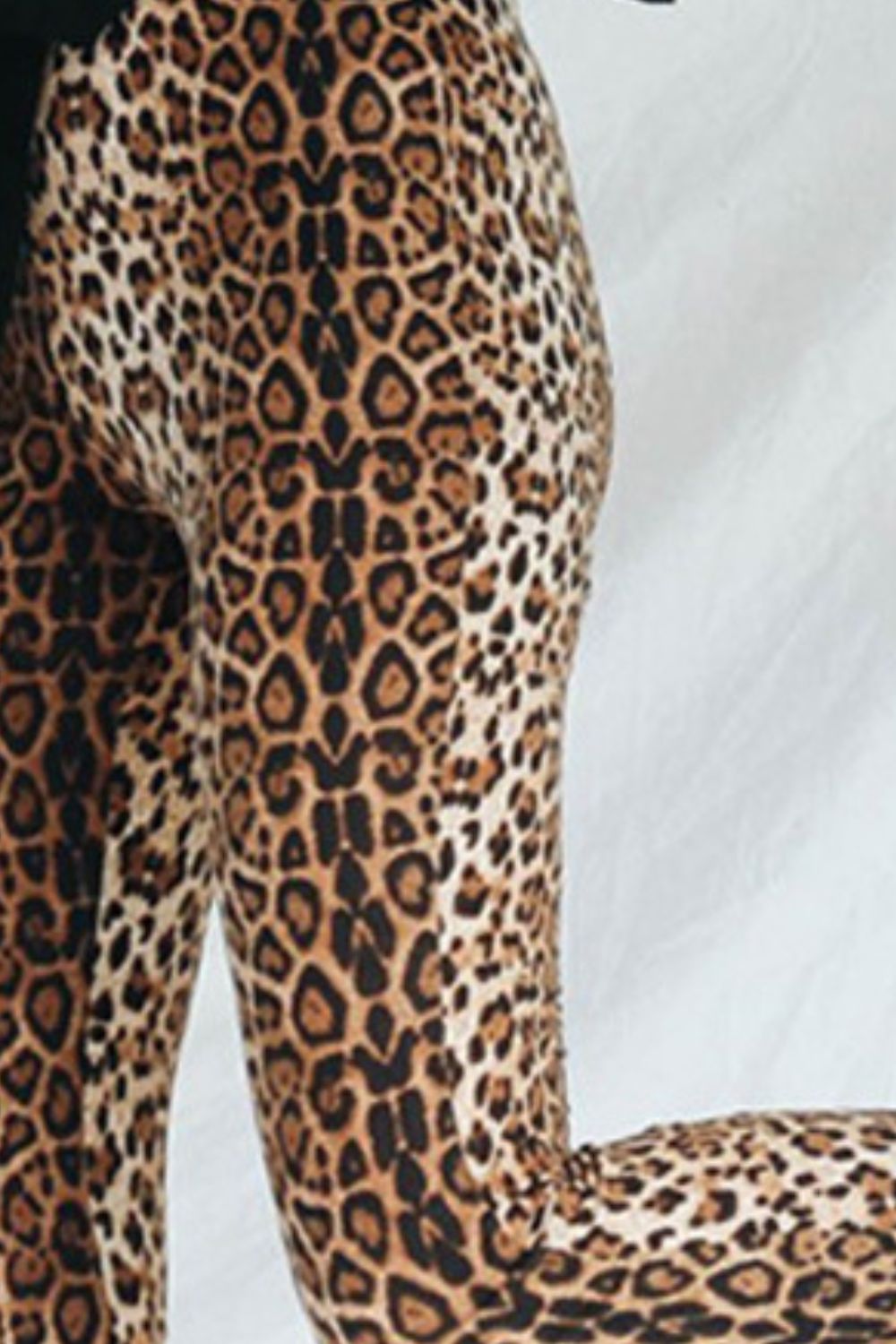 Women's Full Size Leopard Print Flare Leg Pants