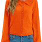 Collared Long Sleeve Button Down Cardigan