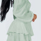 Alora Annie Off Shoulder Smocked Waist Romper