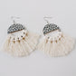 Tassel Detail Leopard Drop Earrings