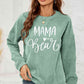 MAMA Graphic Round Neck Sweatshirt