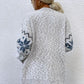 Charming Trends Heathered Pocketed Button Up Cardigan