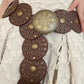 Abigail Andi Zinc Alloy PU Disc Belt