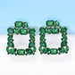 Geometrical Shape Zinc Alloy Dangle Earrings