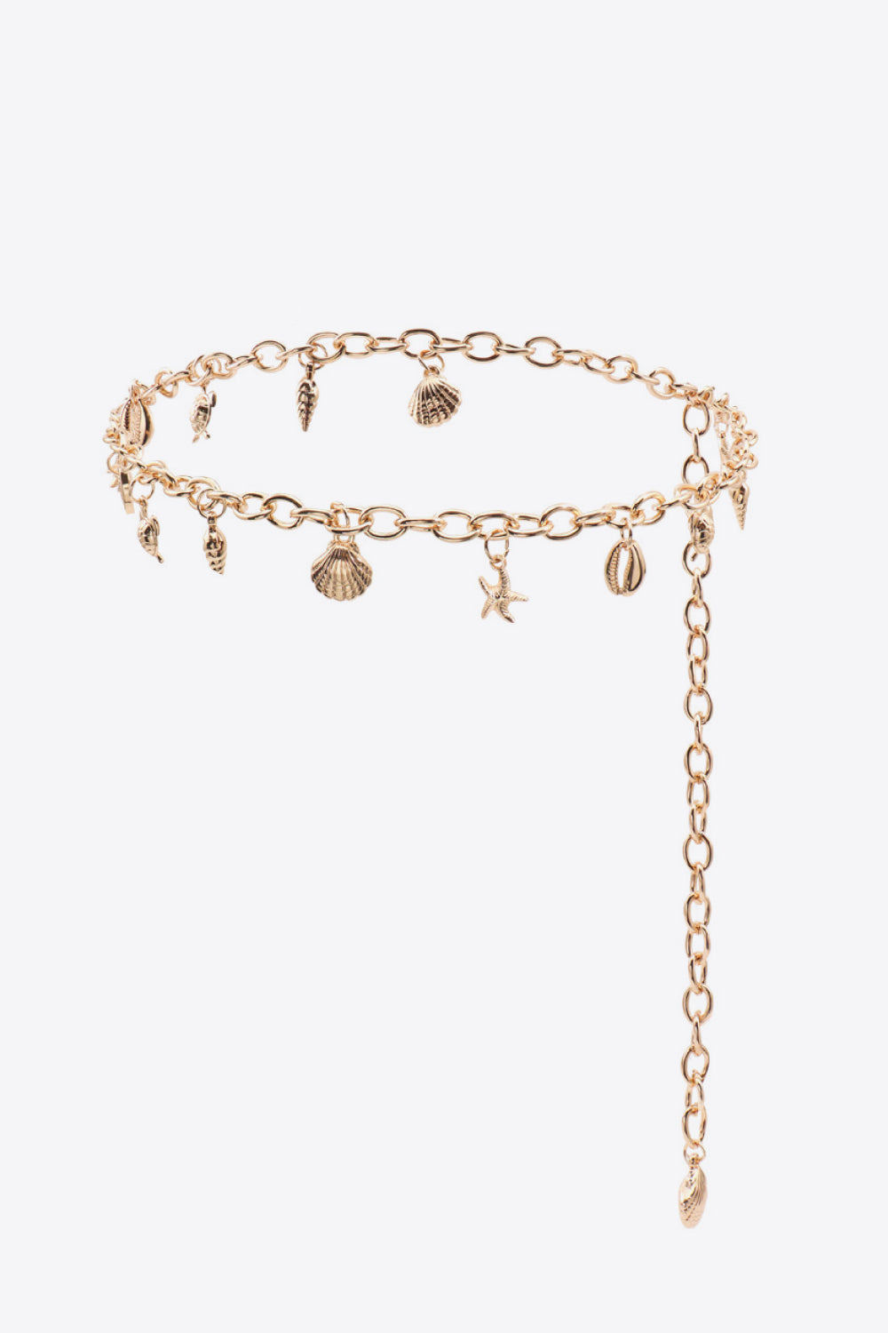 Ocean Element Charm Gold Chain Belt