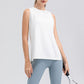 Slit Round Neck Tank