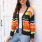 Open Front Openwork Cardigan