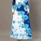 Pocketed Printed Long Sleeve Dress