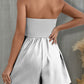 Pocketed Tube Wide Leg Romper
