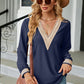 V-Neck Long Sleeve T-Shirt