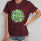 LUCKY MAMA Round Neck T-Shirt