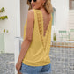 Cutout V-Neck Tank Top 🦋