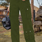 Mcklynn Loose Fit Long Jeans with Pockets