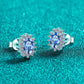 1 Carat Moissanite 925 Sterling Silver Stud Earrings 💜