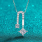 1.3 Carat Moissanite 925 Sterling Silver Necklace