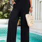 Savannah Lynn Smocked Wide Leg Pants with Pockets