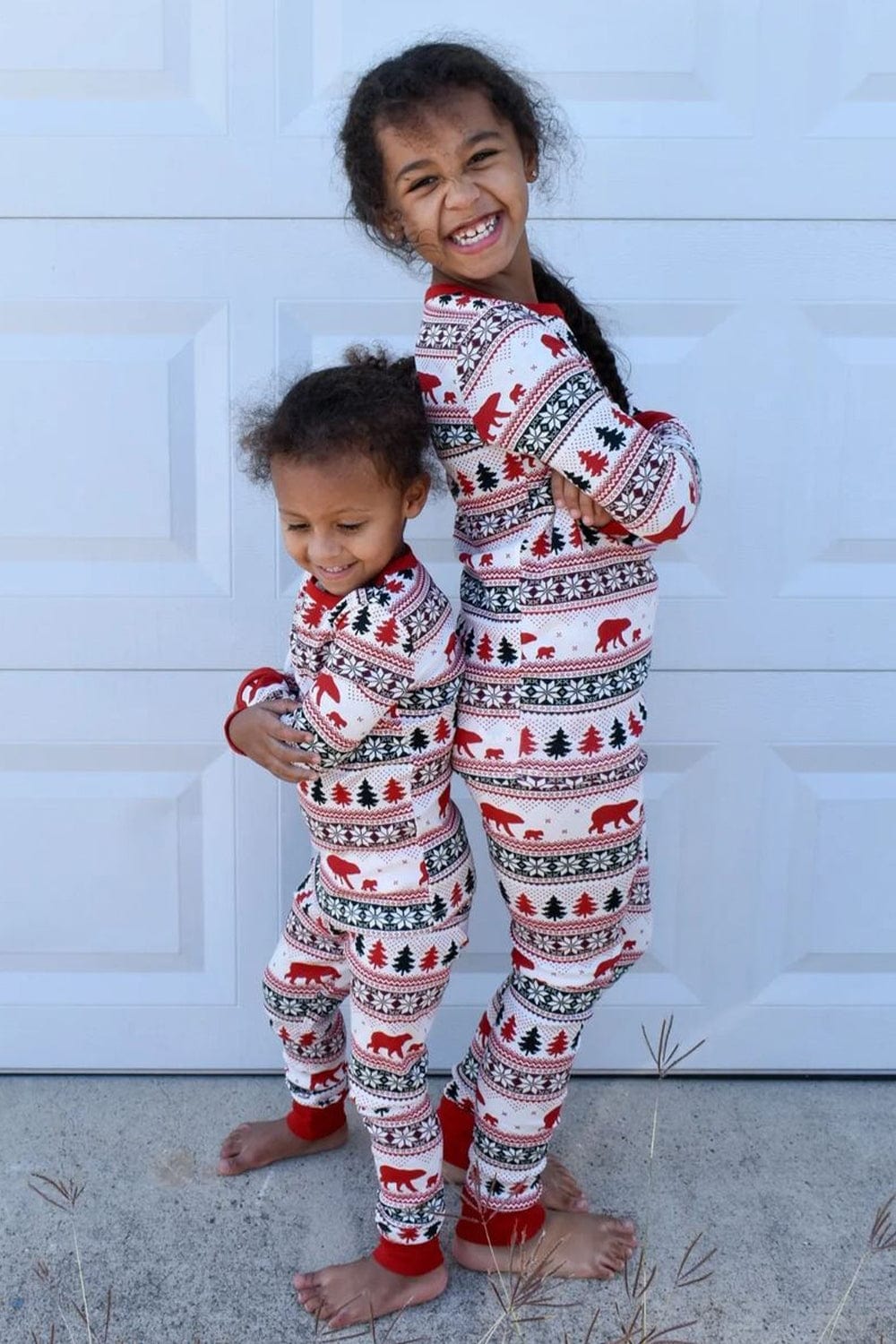 LITTLE KIDS UNISEX PJ Christmas Long Sleeve Jumpsuit SZ 3M-24M