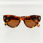 CUTIE Tortoiseshell Acetate Frame Sunglasses