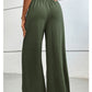 Wide Waistband Relax Fit Long Pants