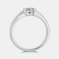 Moissanite 925 Sterling Silver Solitaire Ring