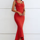 Women's Ruched Sweetheart Neck Hem Detail Dress