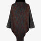 Open Front Fringe Hem Poncho