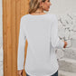 Full Size Square Neck Long Sleeve T-Shirt