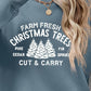 Christmas Themed Round Neck Graphic Long Sleeve Sweatshirt