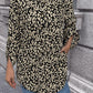Leopard Roll-Tap Sleeve Shirt