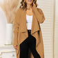 Long Sleeve Open Front Longline Cardigan