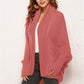 Open Front Batwing Sleeve Cardigan