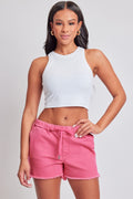 YMI Jeanswear Full Size Drawstring Raw Hem Shorts *