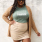 Simply Love Full Size CHAMPAGNE VIBES Round Neck T-Shirt