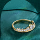 Crown Shape Moissanite Ring