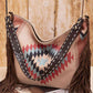 Amelia Southwestern Geometric Canvas Tote Bag
