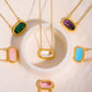 Copper 14K Gold Pleated Pendant Necklace