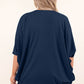 Plus Size Ribbed Cocoon Cover Up