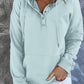 Full Size Dropped Shoulder Long Sleeve Hoodie with Pocket