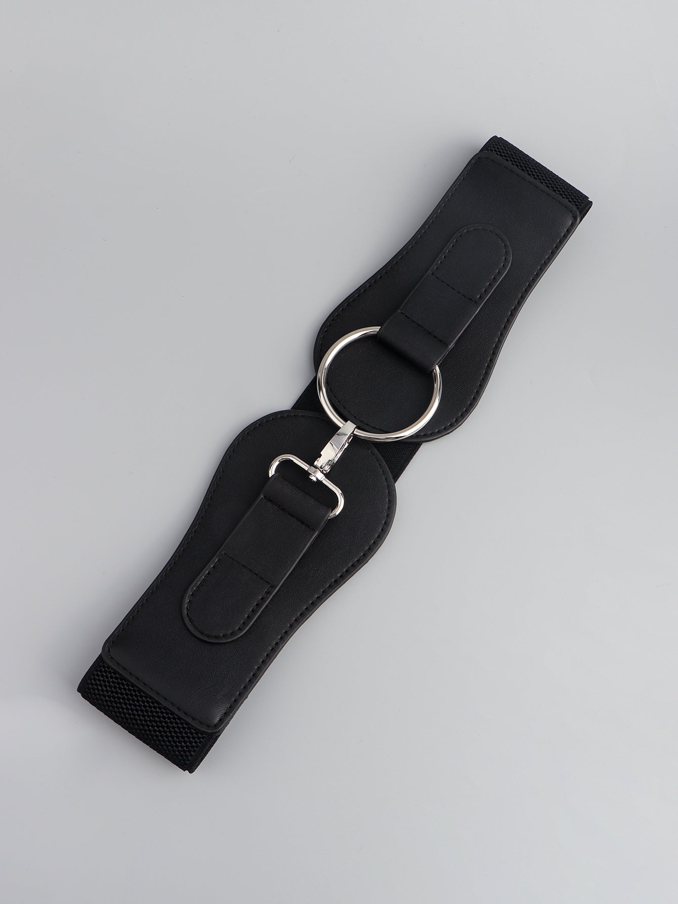 Jessica Anne Beauty PU Elastic Wide Belt