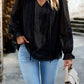 Swiss Dot Smocked Shoulder Blouse