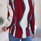Printed Button Up Long Sleeve Shirt
